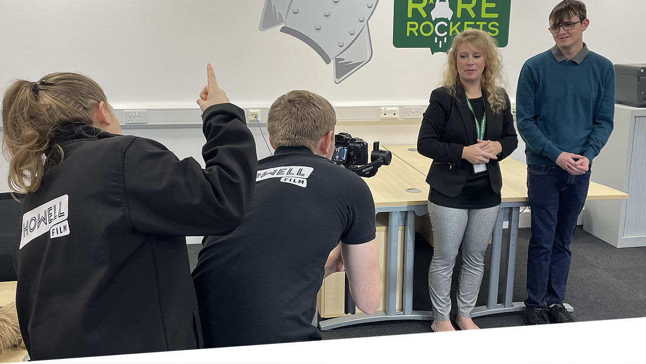 Howell Film team at Rare Rockets